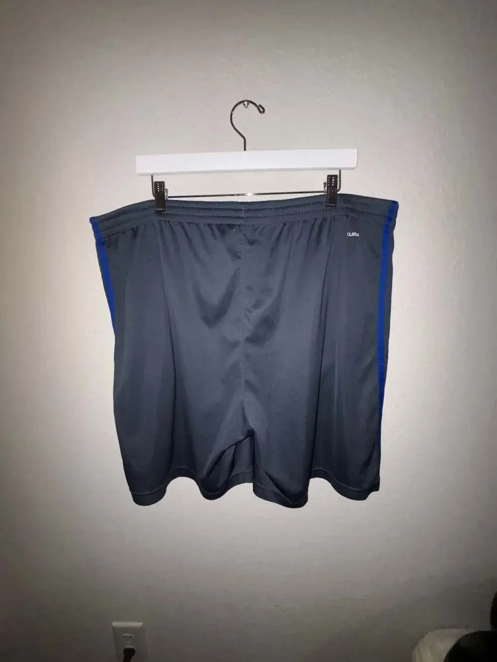Adidas Climalite Three-Stripe Athletic Training Shorts